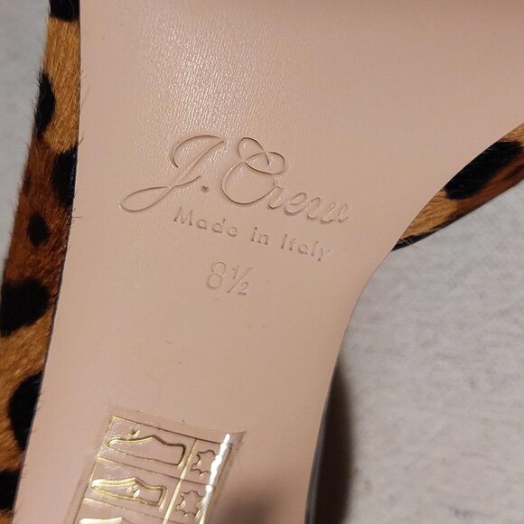 J. Crew Colette d'Orsay pumps in leopard calf hair Size 8 ½ - Picture 7 of 8